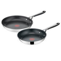 SET TAVA  2-dijelni  JO Kitchen Essentials  - boje oplemenjenog čelika/crna, Basics, metal - Jamie Oliver