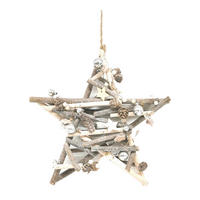 STEA DECORATIVĂ - multicolor, Lifestyle, plastic/materiale naturale (35/35cm) - X-Mas