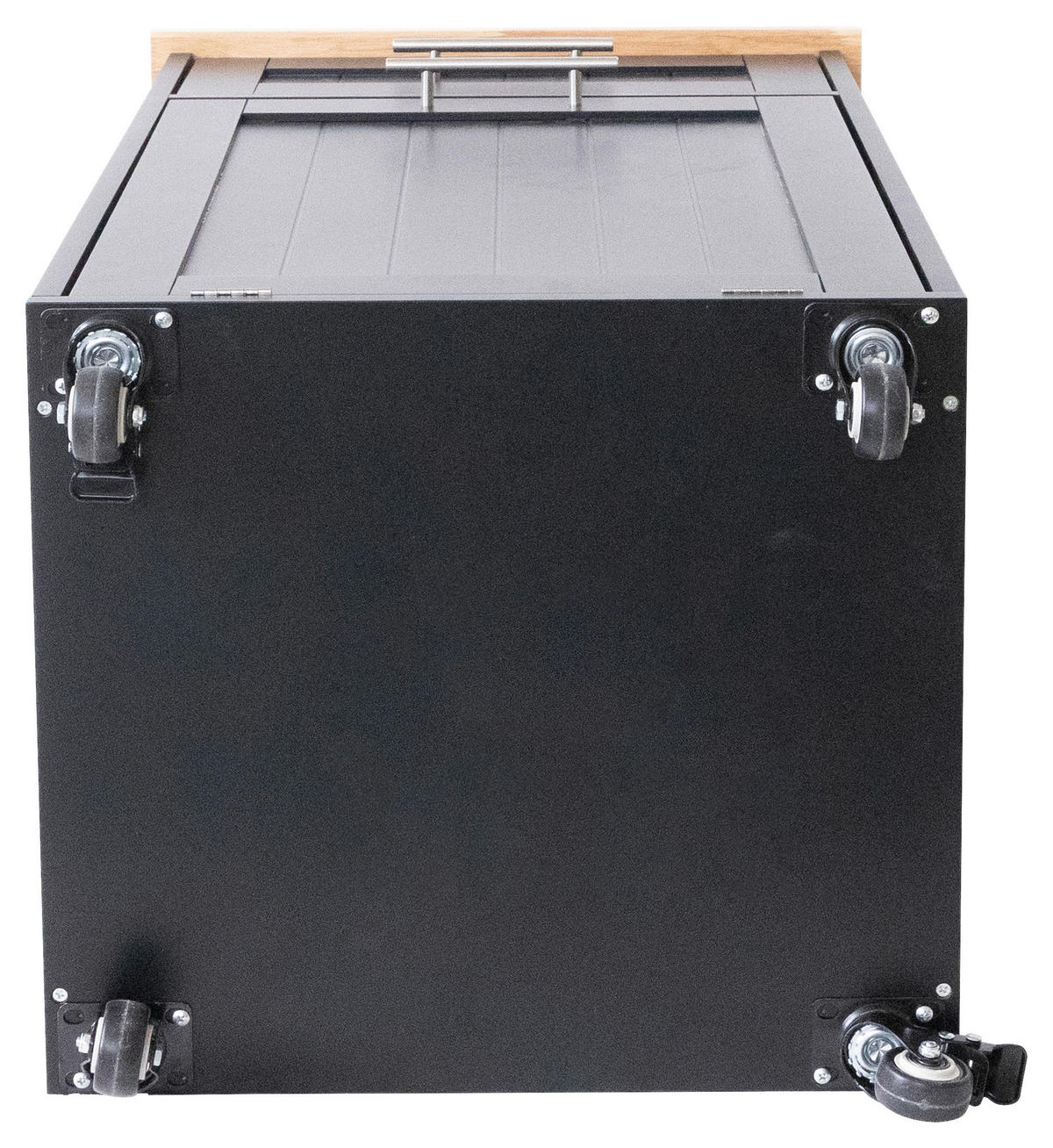 SERVIERWAGEN in Schwarz  - Silberfarben/Schwarz, Basics, Holz/Holzwerkstoff (50/90/46cm) - MID.YOU