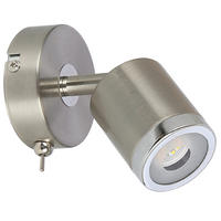 STRAHLER 8/12/14 cm  - Nickelfarben, Design, Kunststoff/Metall (8/12/14cm) - Xora