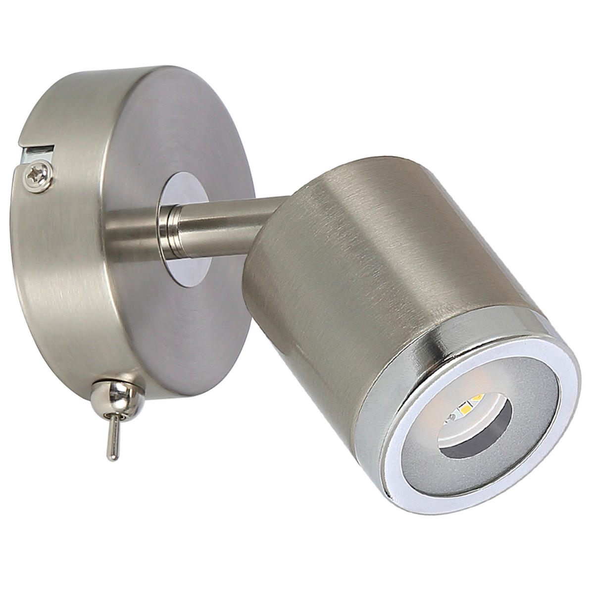 STRAHLER 8/12/14 cm  - Nickelfarben, Design, Kunststoff/Metall (8/12/14cm) - Xora