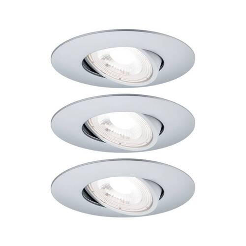 LED-DECKENLEUCHTE 8,2 cm  - Chromfarben, Basics, Kunststoff (8,2cm) - Paulmann