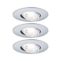 LED-DECKENLEUCHTE 8,2 cm  - Chromfarben, Basics, Kunststoff (8,2cm) - Paulmann