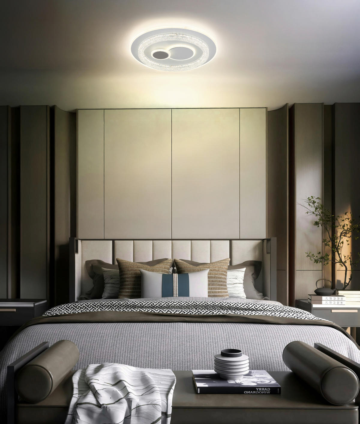 LED-DECKENLEUCHTE 49,5/6 cm   - Klar/Opal, Basics, Kunststoff/Metall (49,5/6cm) - Globo