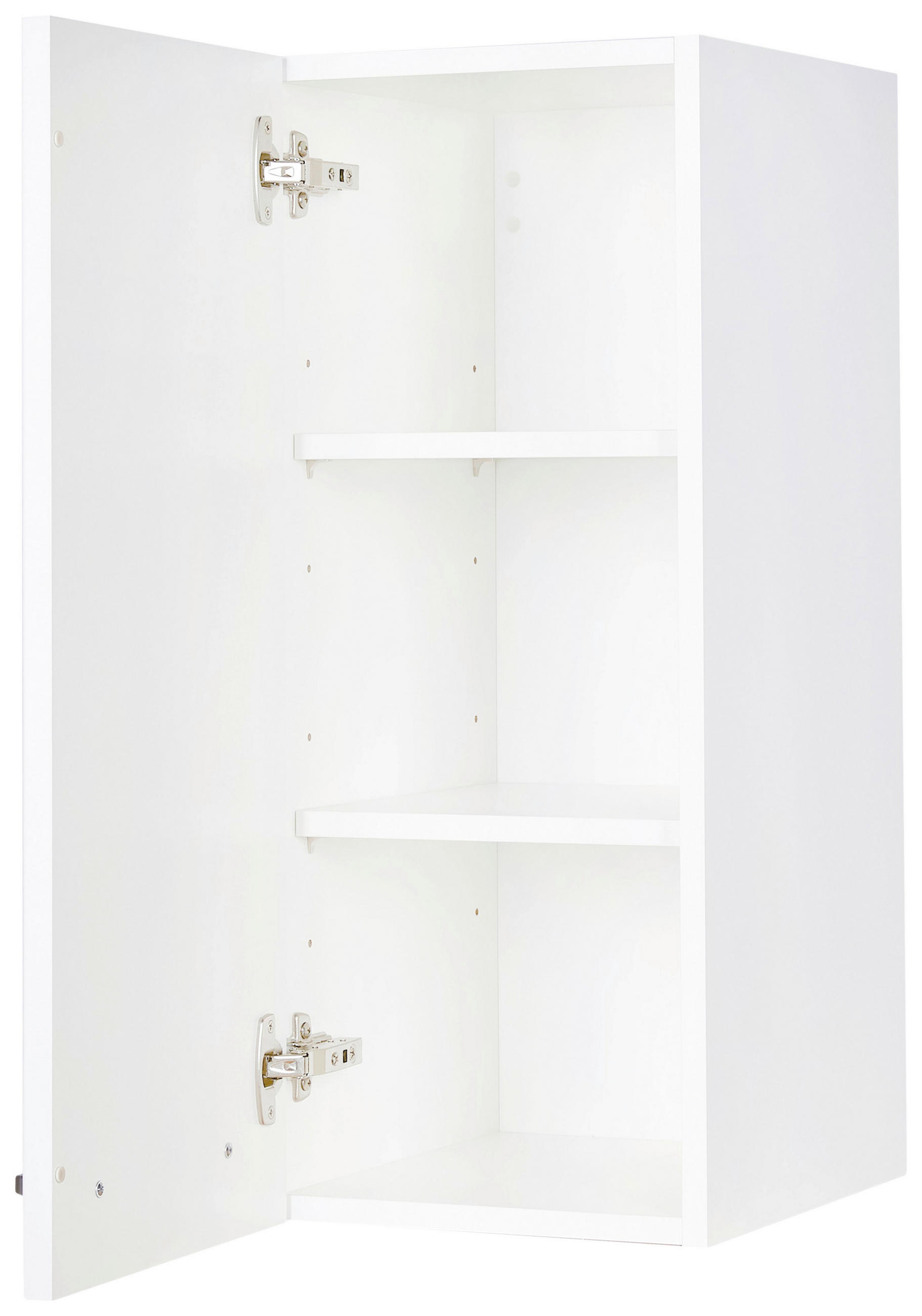 KÜCHENOBERSCHRANK 30/72/35 cm  in Weiß  - Edelstahlfarben/Weiß, MODERN, Holzwerkstoff/Metall (30/72/35cm) - Nobilia
