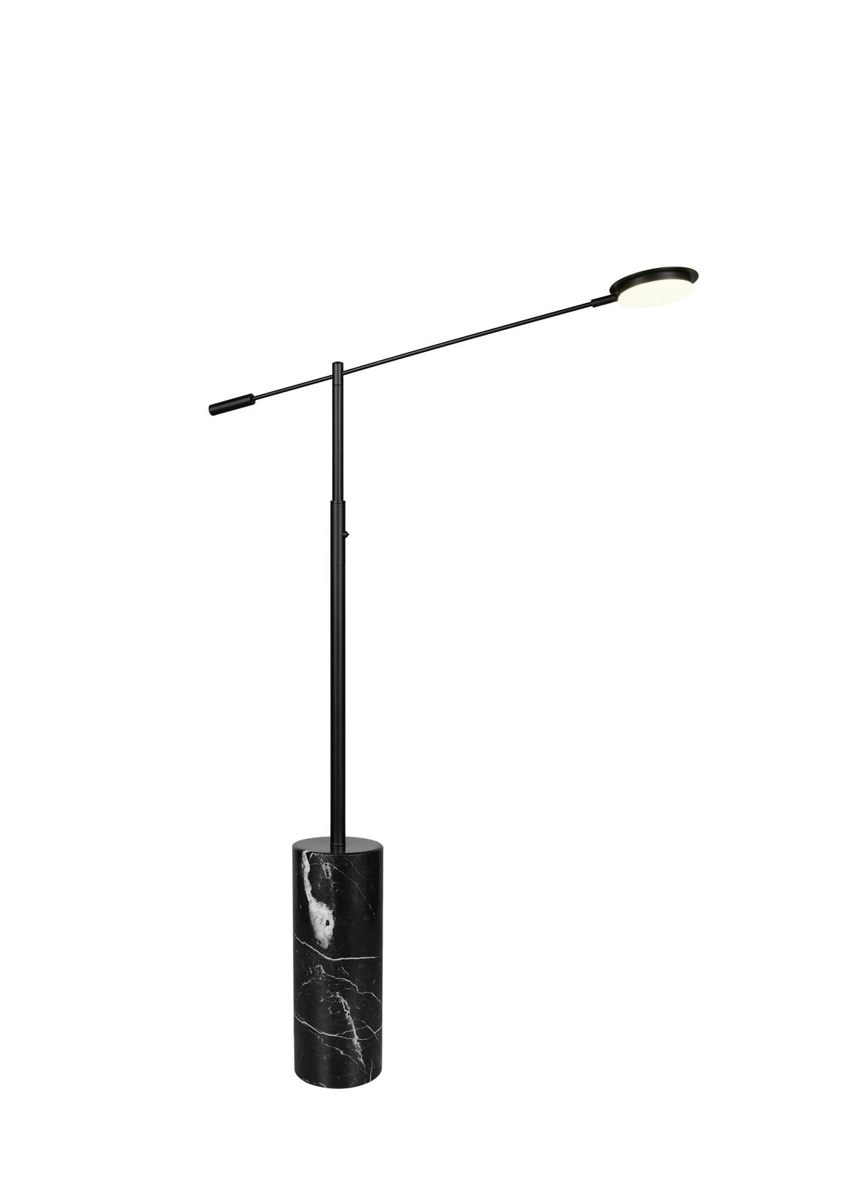 LED-STEHLEUCHTE Fiore   - Schwarz, KONVENTIONELL, Stein/Metall (145/15/64cm) - Trio Leuchten