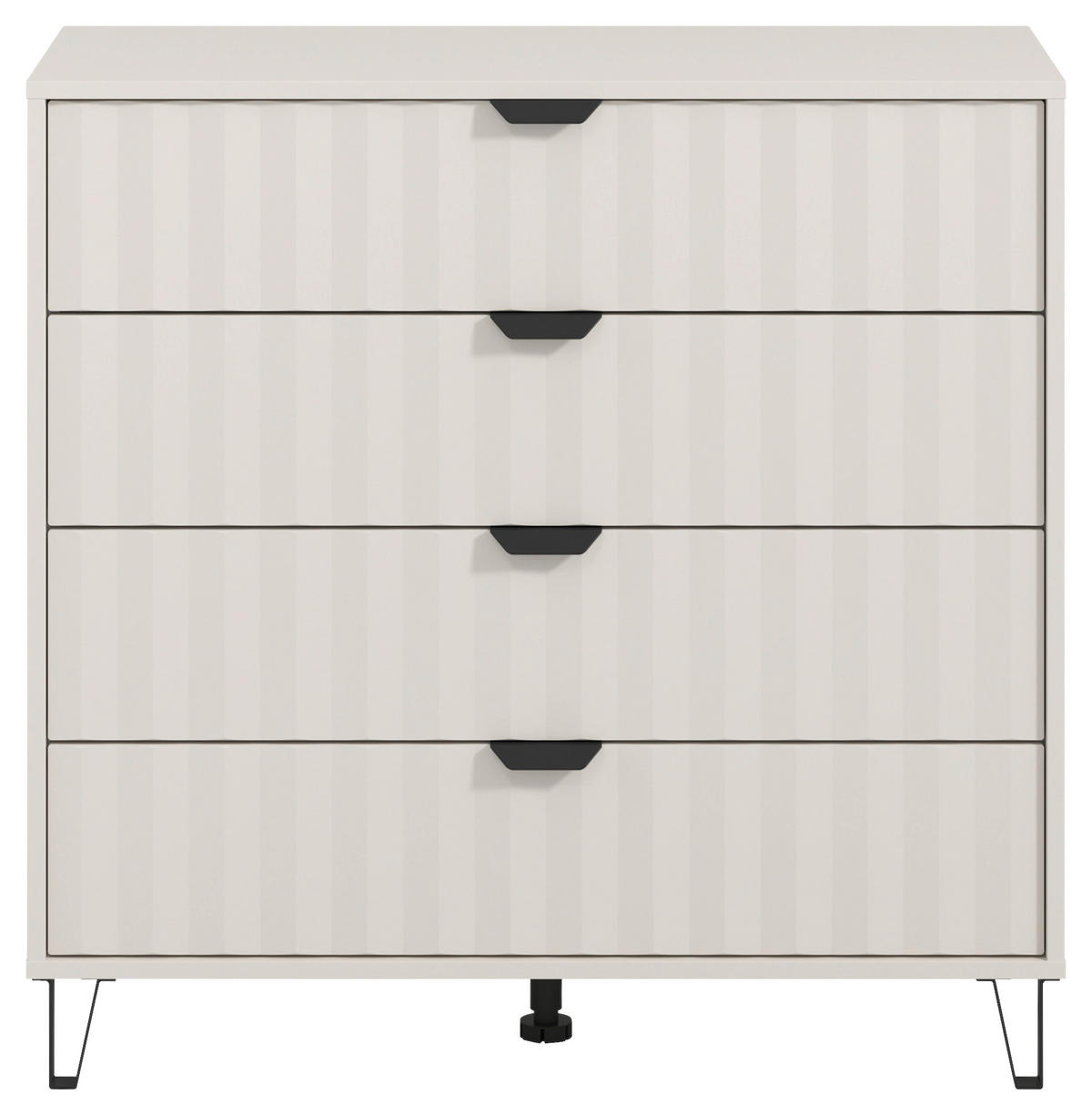 KOMMODE  in 93/90/40 cm  - Kaschmir/Schwarz, Basics, Holzwerkstoff/Metall (93/90/40cm) - Carryhome