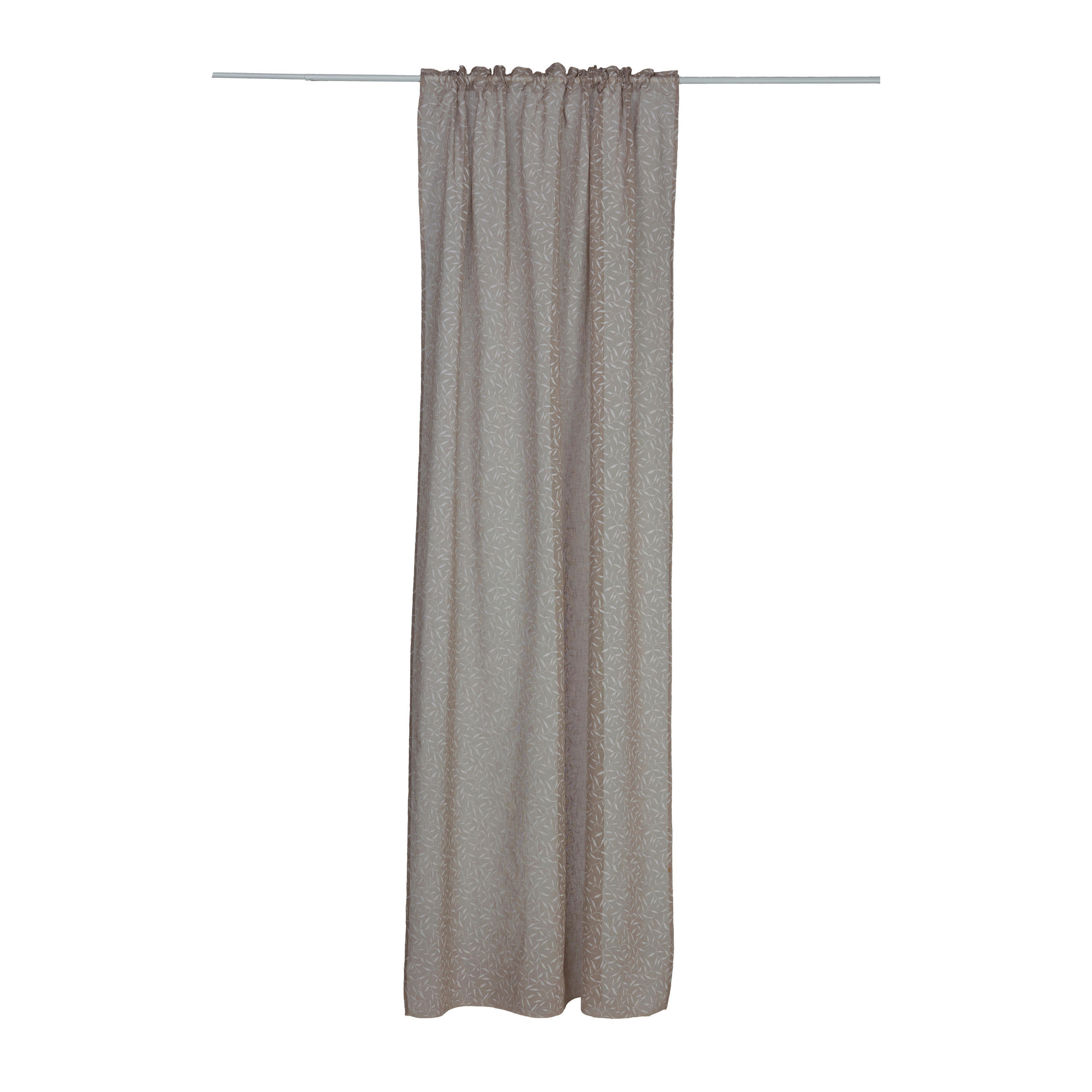 HOTELLGARDIN  transparent  130/250 cm   - beige, Basics, textil (130/250cm)