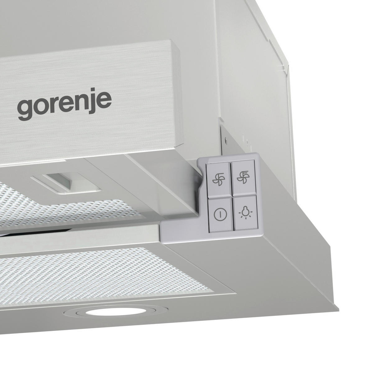 DUNSTABZUGSHAUBE TH 62E4X  - Silberfarben, Basics, Kunststoff/Metall (60/17/30,6cm) - Gorenje