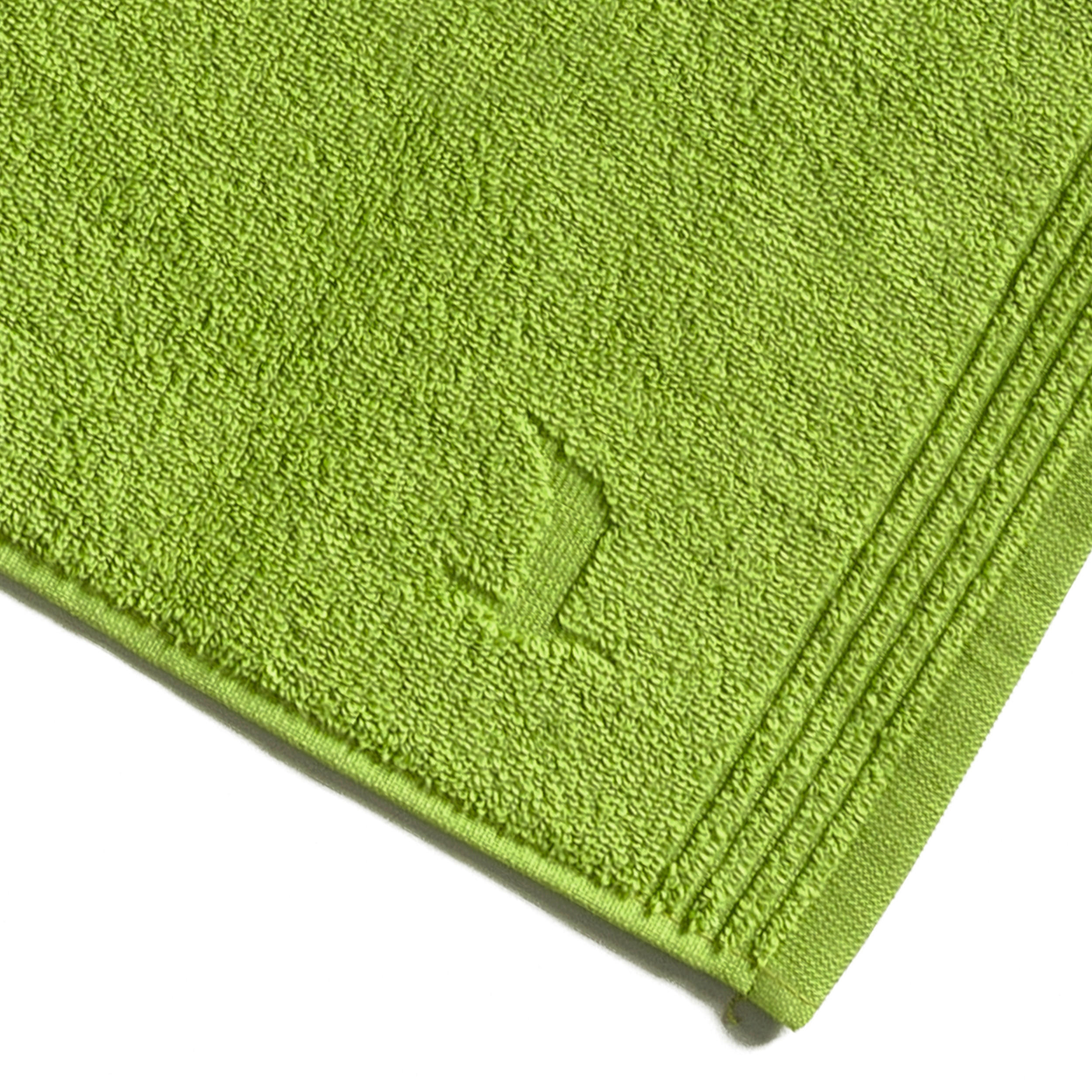 BADEMATTE Grün 50/70 cm  - Grün, Basics, Textil (50/70cm) - Moeve