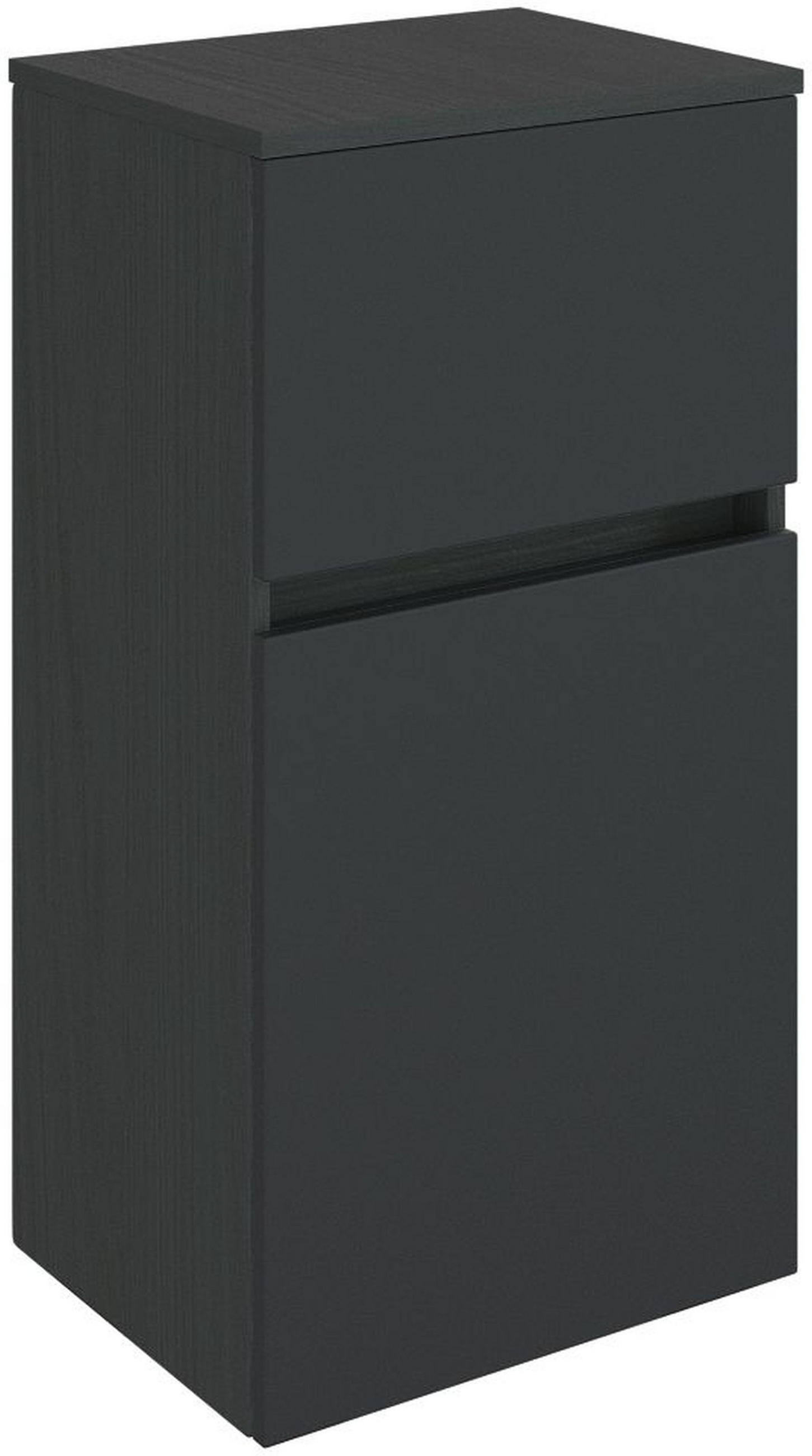 UNTERSCHRANK 40/79/35 cm   - Silberfarben/Grau, Design, Holzwerkstoff/Kunststoff (40/79/35cm) - Held