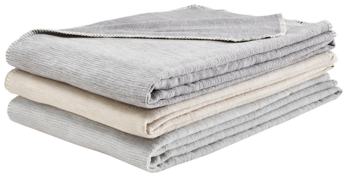 PLAID LEELA 140/200 cm  - Naturfarben, Basics, Textil (140/200cm) - Bio:Vio