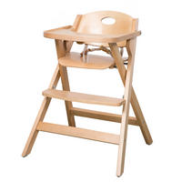KLAPPHOCHSTUHL roba Naturfarben  - Naturfarben, Basics, Holzwerkstoff (58/79/59cm) - Roba