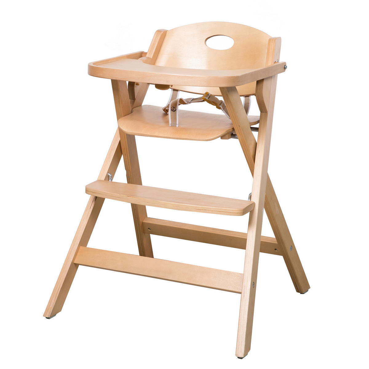 KLAPPHOCHSTUHL roba Naturfarben  - Naturfarben, Basics, Holzwerkstoff (58/79/59cm) - Roba