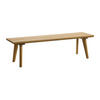 SITZBANK 140/38/37 cm Eichefarben Eiche massiv  - Eichefarben, Design, Holz (140/38/37cm) - Hasena