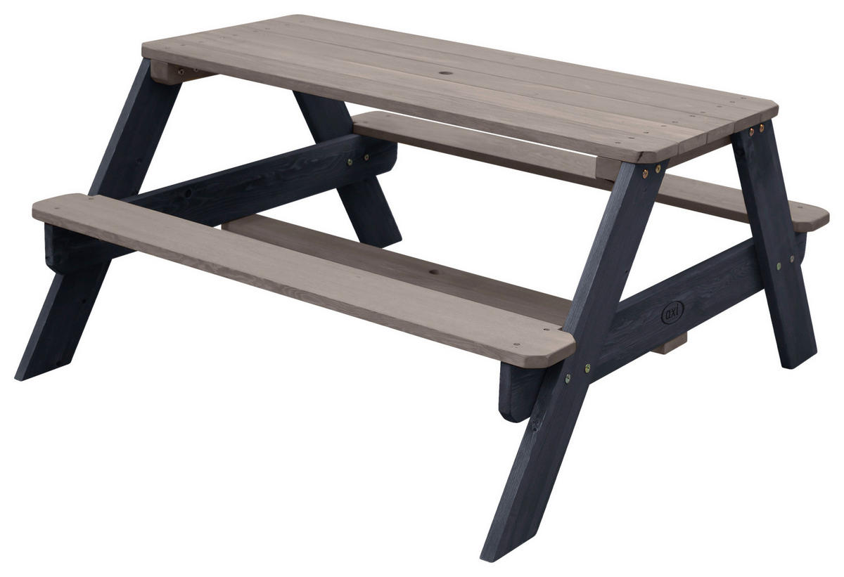 KINDER-GARTENSET Holz  - Blau/Grau, KONVENTIONELL, Holz (97,7/48,7/95cm) - B&B Italia