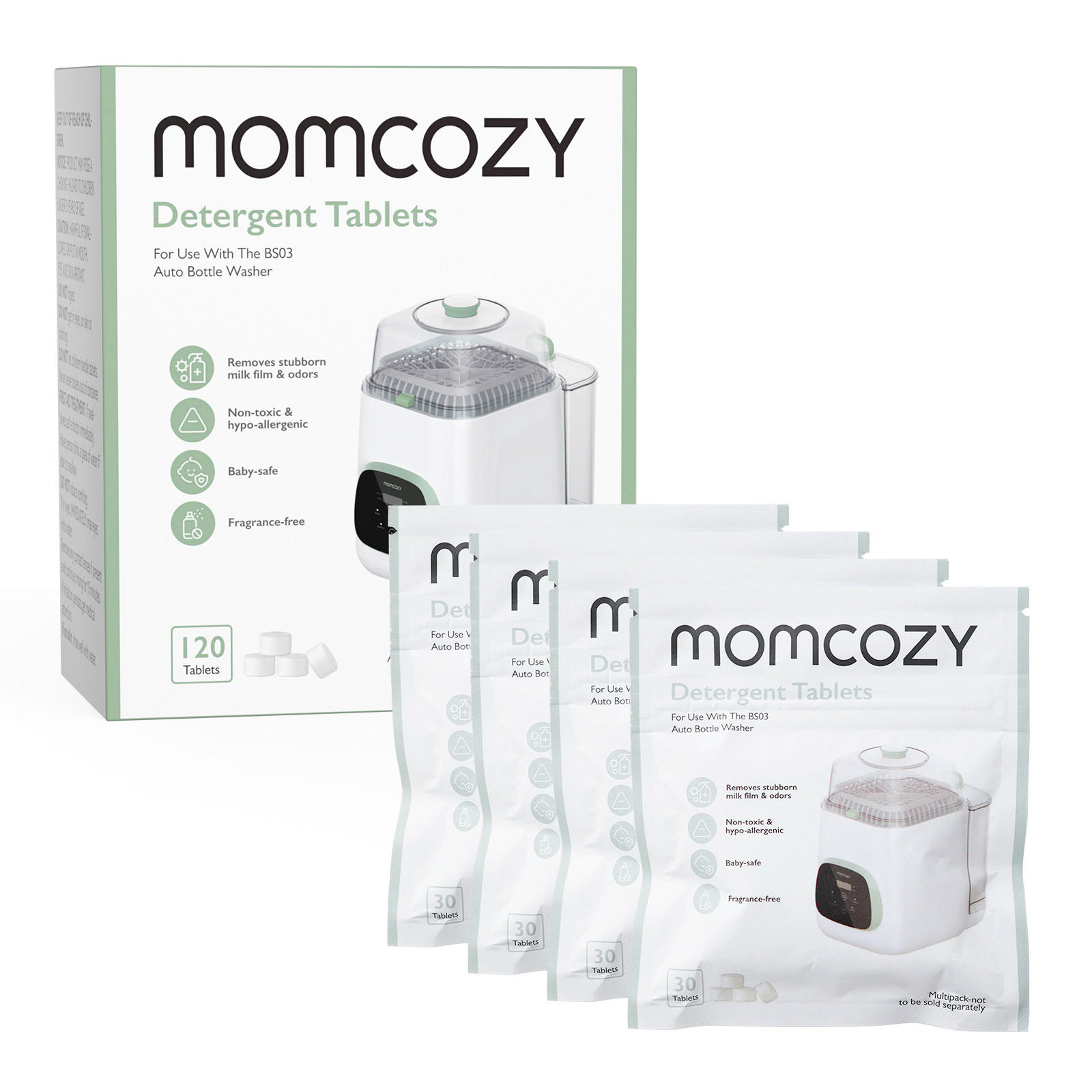 MASCHINENREINIGER - Basics, Naturmaterialien (10,9/7,4/12,7cm) - Momcozy