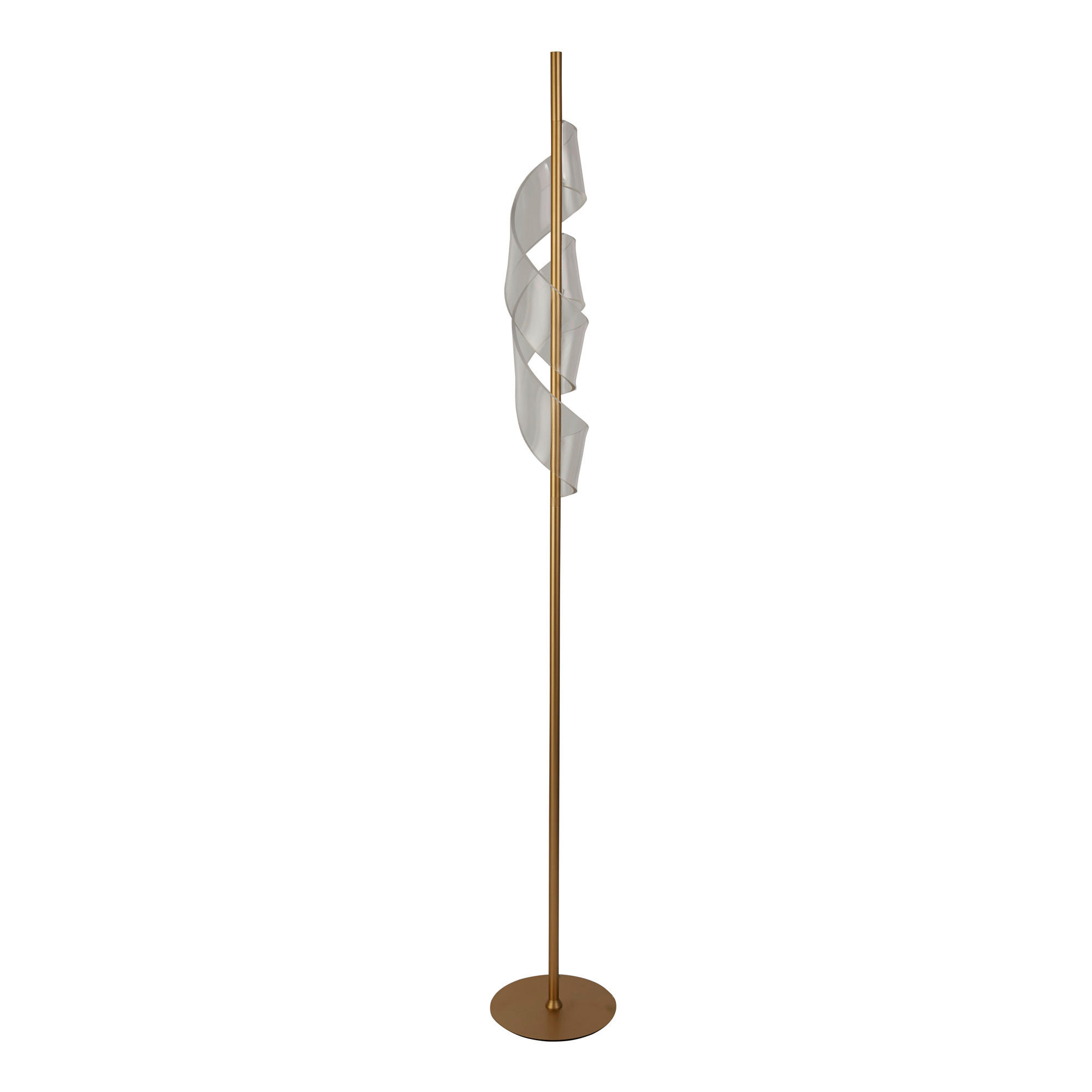 Searchlight Led-Stehleuchte Lux \u0026 Belle Chrom, Transparent 22x159x22 cm