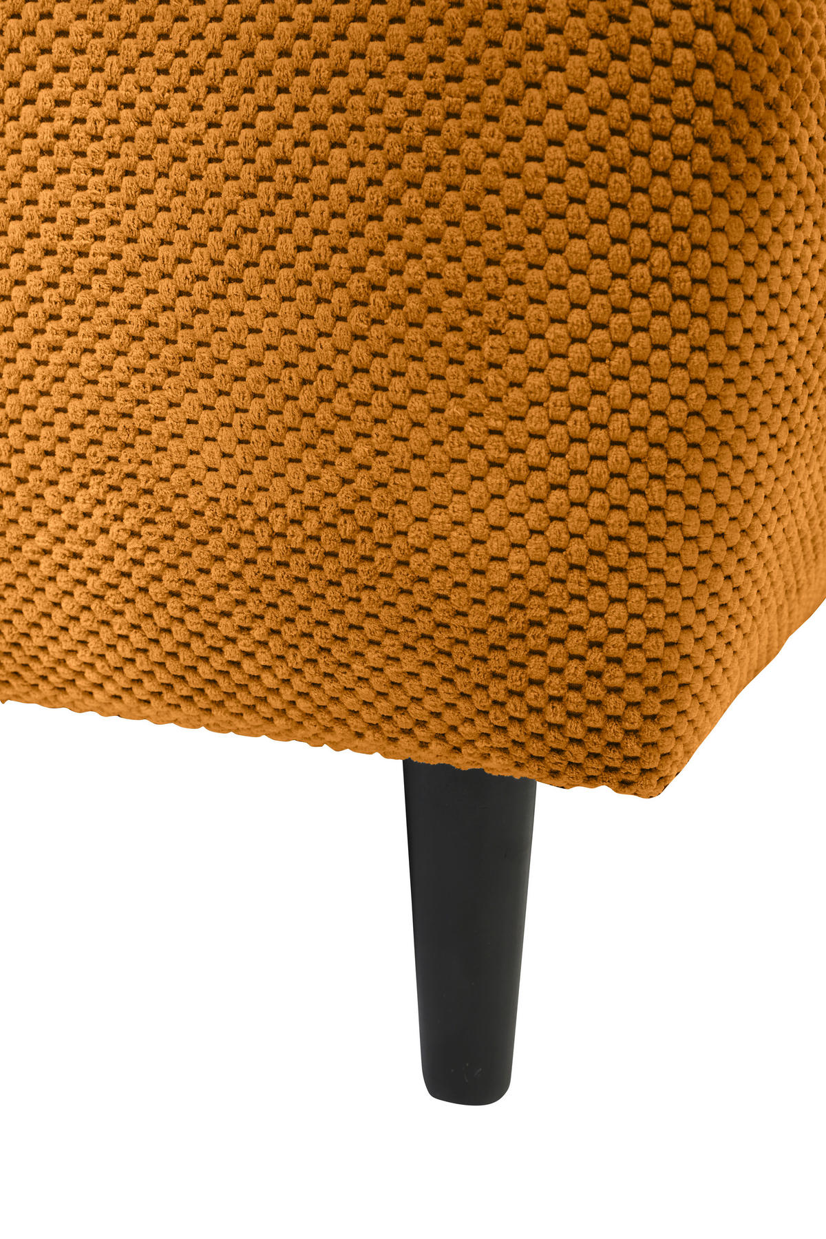 ECKSOFA in Chenille Currygelb  - Currygelb/Schwarz, Konventionell, Holz/Textil (290/160cm) - MID.YOU