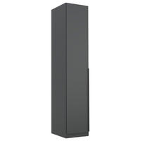 DREHTÜRENSCHRANK in Grau  - Alufarben/Grau, Modern, Holzwerkstoff (47/229/54cm) - Rauch Möbel