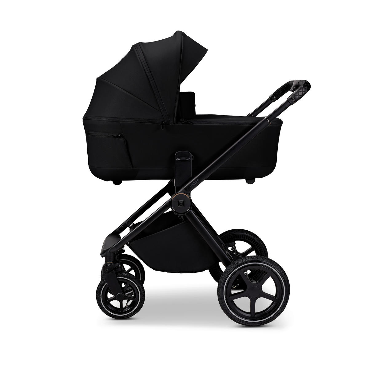KOMBIKINDERWAGEN  Gio 2.0  Onyx  - Schwarz, Basics (84/61/114cm) - Moon