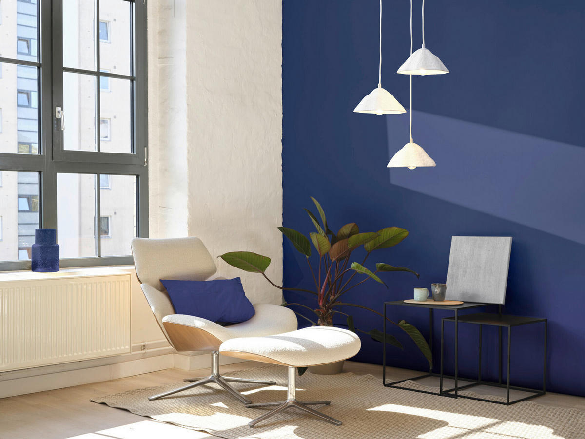 HÄNGELEUCHTE 43,7/156,2 cm  - Weiß, Design, Papier/Metall (43,7/156,2cm) - Osram