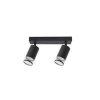 DECKENSTRAHLER Virella 13.5/26/6 cm  - Schwarz, KONVENTIONELL, Metall (13.5/26/6cm)