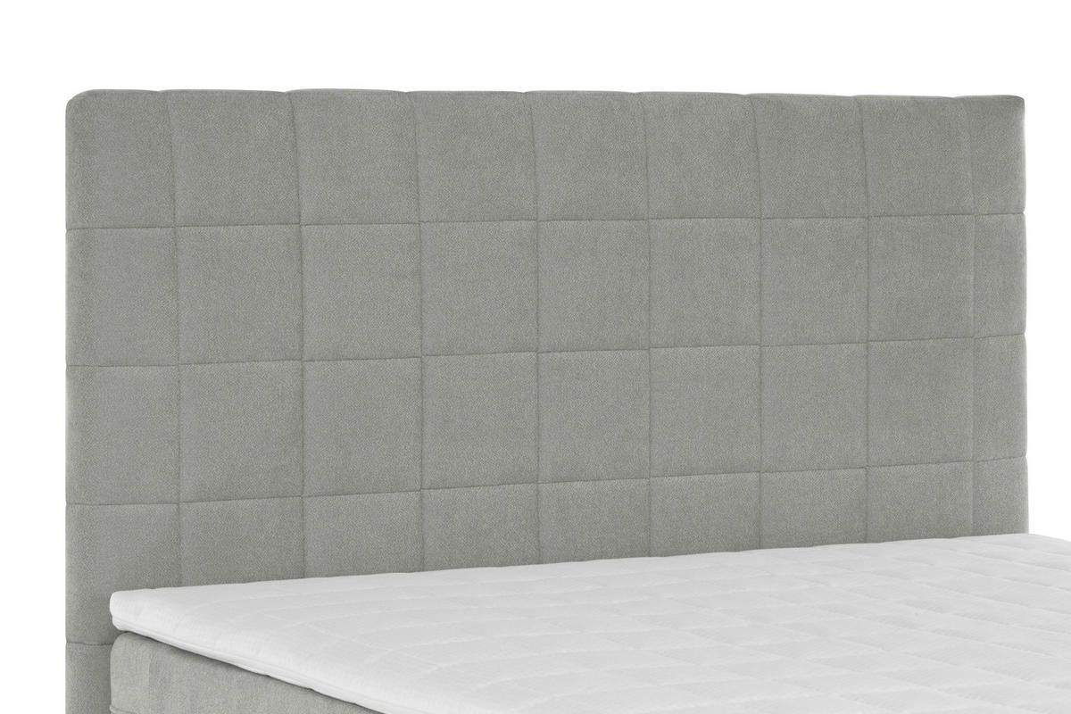 BOXSPRINGBETT 140/200 cm,  in Grau  - Schwarz/Grau, Design, Kunststoff/Textil (140/200cm) - Welnova