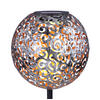 SVJETILJKA SOLARNA  - srebrne boje/crna, Basics, metal (18,5/54cm) - Globo