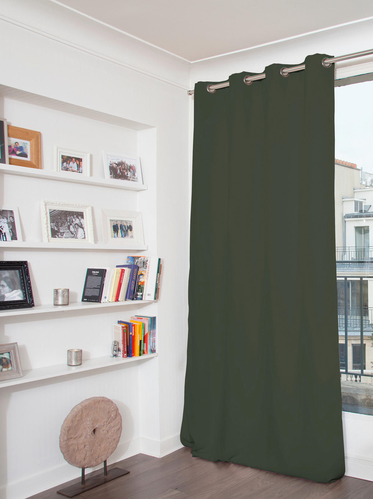 VERDUNKELUNGSVORHANG black-out (lichtundurchlässig)  - Grün, Basics, Textil (135/260cm)