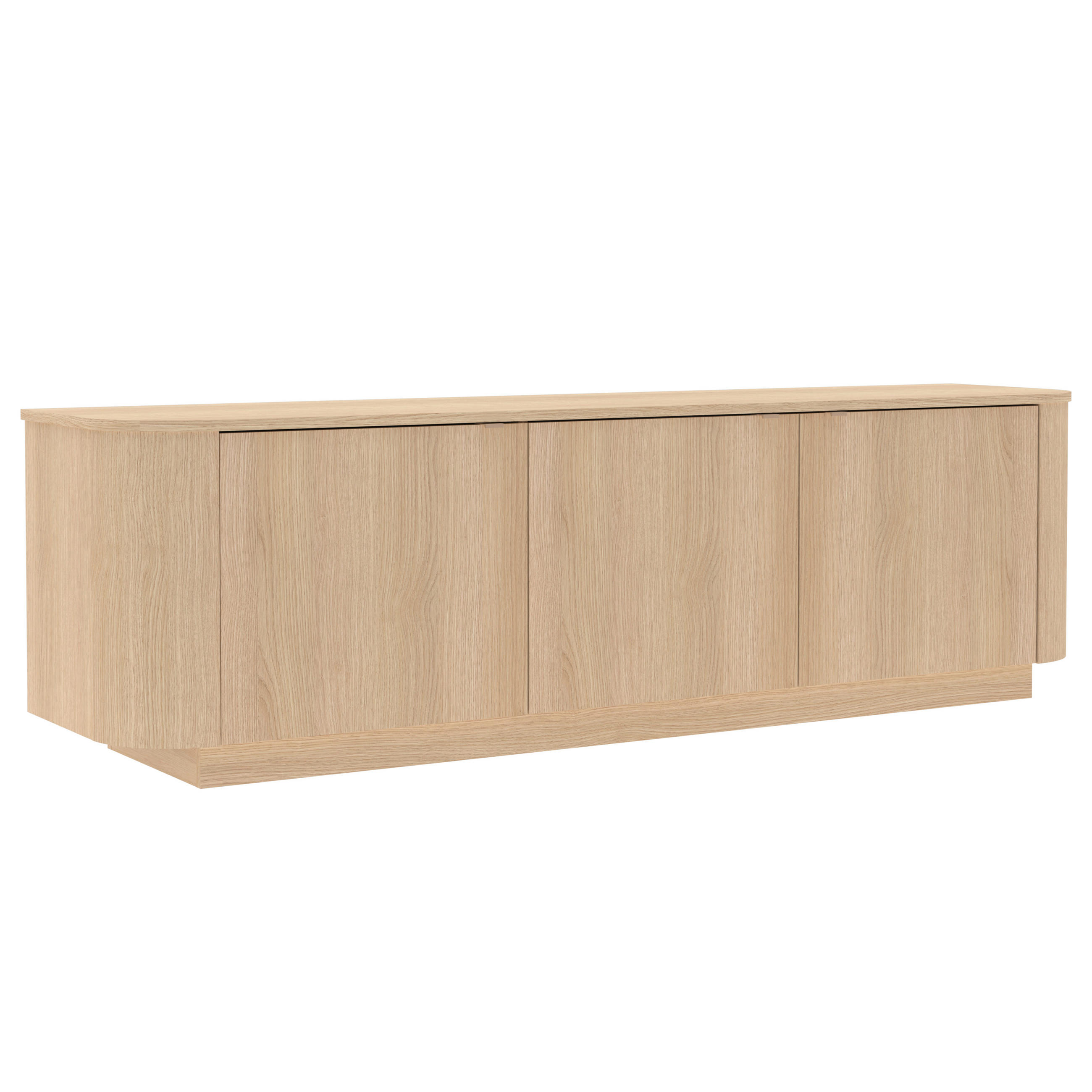 LOWBOARD  181/53/43 cm  - Eichefarben/Beigebraun, Design, Holzwerkstoff/Metall (181/53/43cm) - MID.YOU