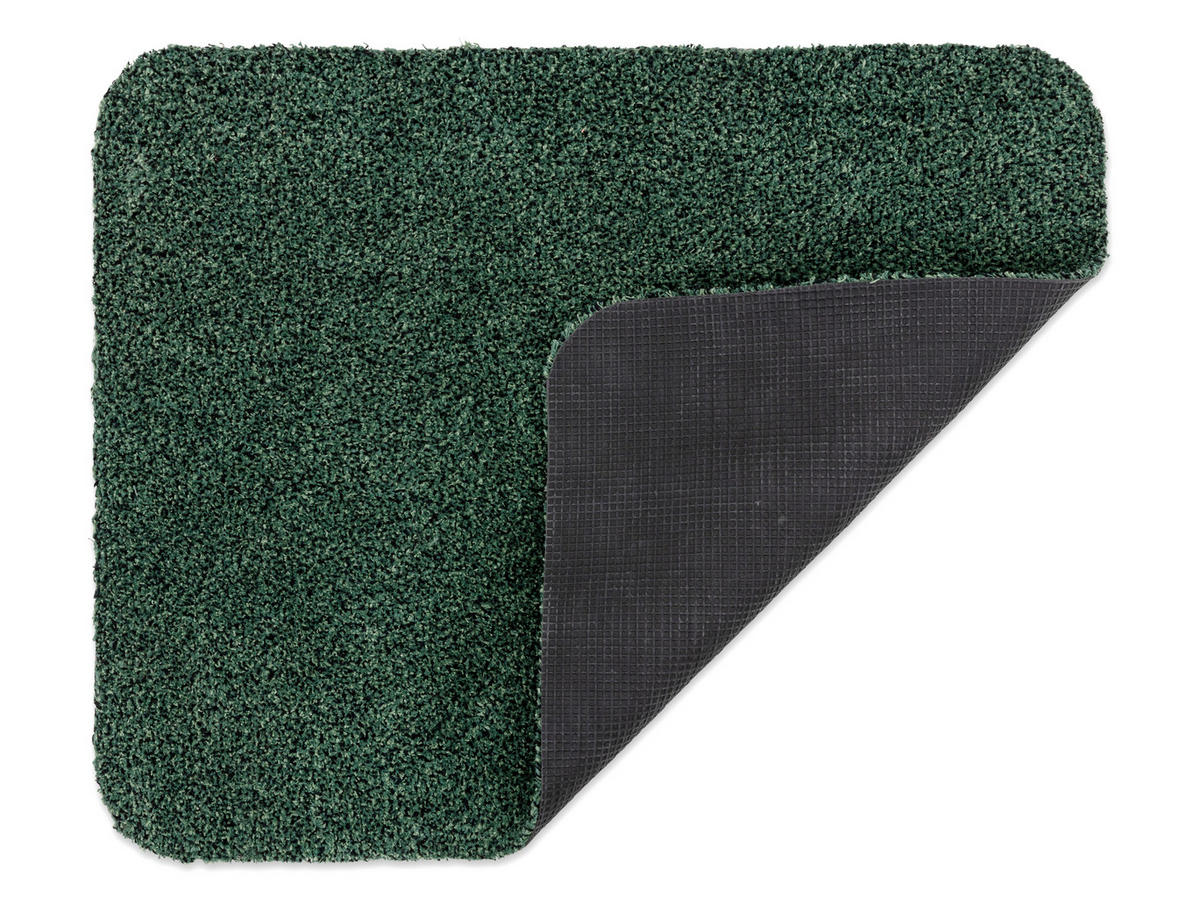 FUSSMATTE  60/75 cm  Grün  Struktur  - Grün, KONVENTIONELL, Kunststoff/Textil (60/75cm) - Astra