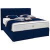 BOXSPRINGBETT 180/200 cm  in Blau  - Blau, Konventionell, Textil (180/200cm) - Ambiente
