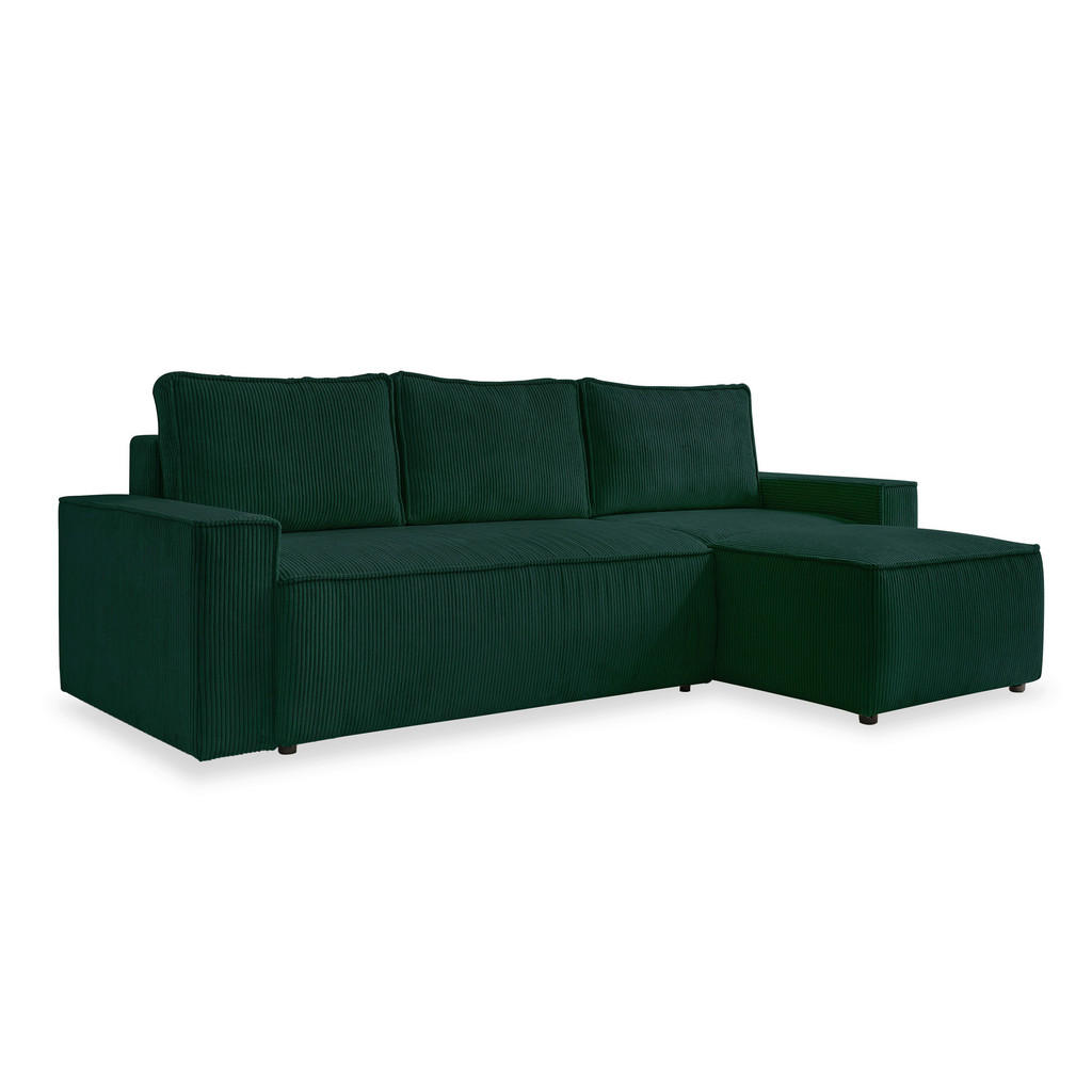 MID.YOU ROHOVÁ SEDAČKA, textil, tmavě zelená