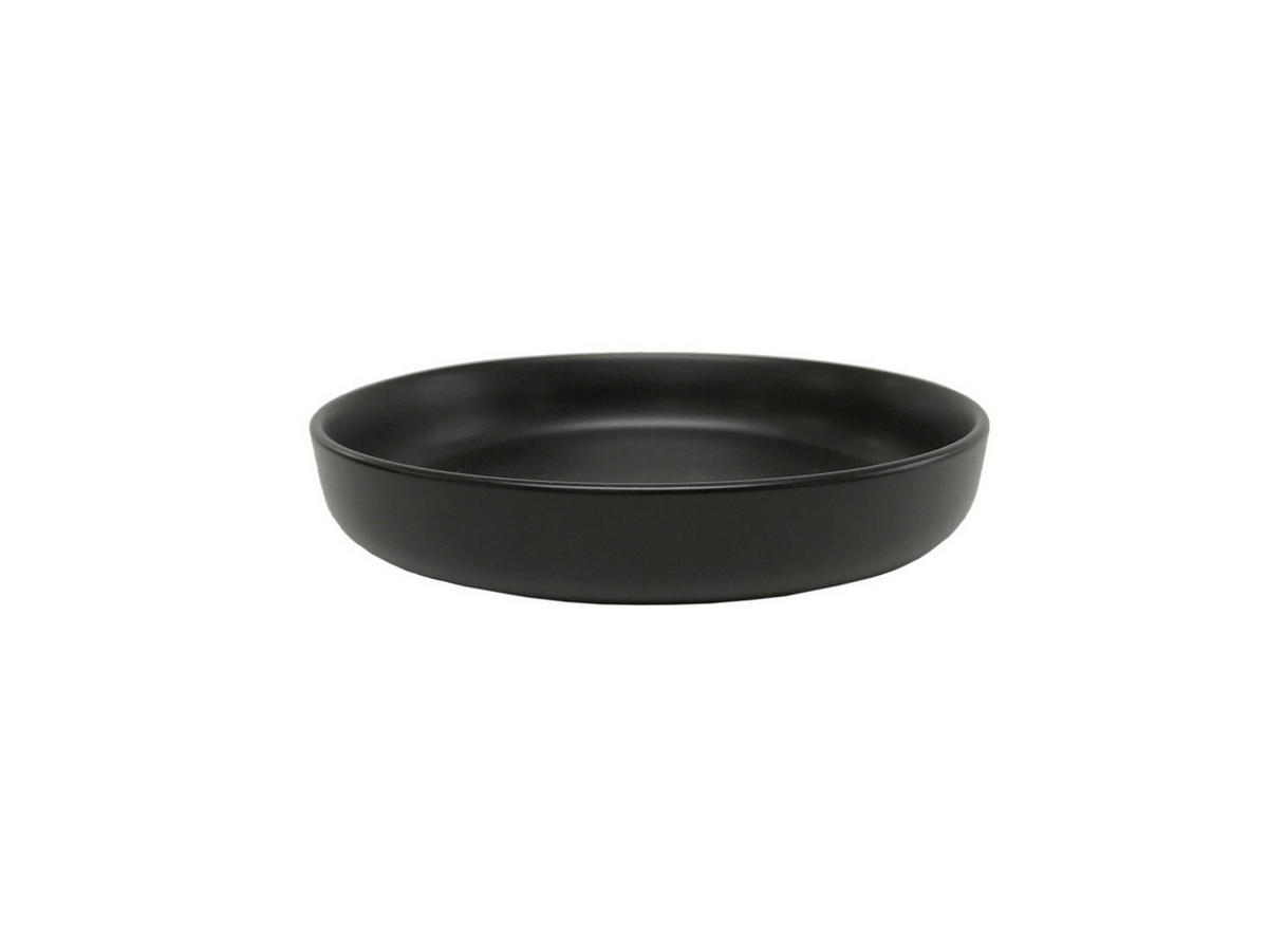 GOURMETTELLER Schwarz 19,2 cm Salerno  - Schwarz, Trend, Keramik (19,2cm) - Novel