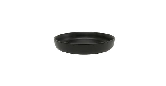 GOURMETTELLER Schwarz 19,2 cm Salerno  - Schwarz, Trend, Keramik (19,2cm) - Novel