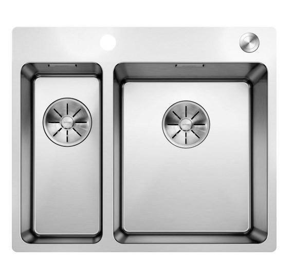 SPÜLE 525247  - Edelstahlfarben, Basics, Metall (58,5/19,9/50cm) - Blanco