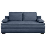 SCHLAFSOFA in Struktur Dunkelblau  - Schwarz/Dunkelblau, KONVENTIONELL, Kunststoff/Textil (195/93/83cm) - Carryhome
