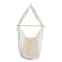 FEDERWIEGE   - Weiß, Basics, Textil/Metall (75/193/75cm) - swing2sleep