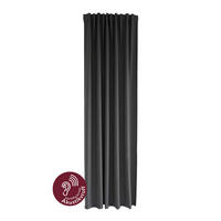 FERTIGVORHANG  blickdicht  140/245 cm   - Graphitfarben, Basics, Textil (140/245cm) - Fuggerhaus