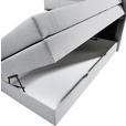 BOXSPRINGBETT 180/200 cm  in Greige  - Greige/Schwarz, KONVENTIONELL, Kunststoff/Textil (180/200cm) - Carryhome