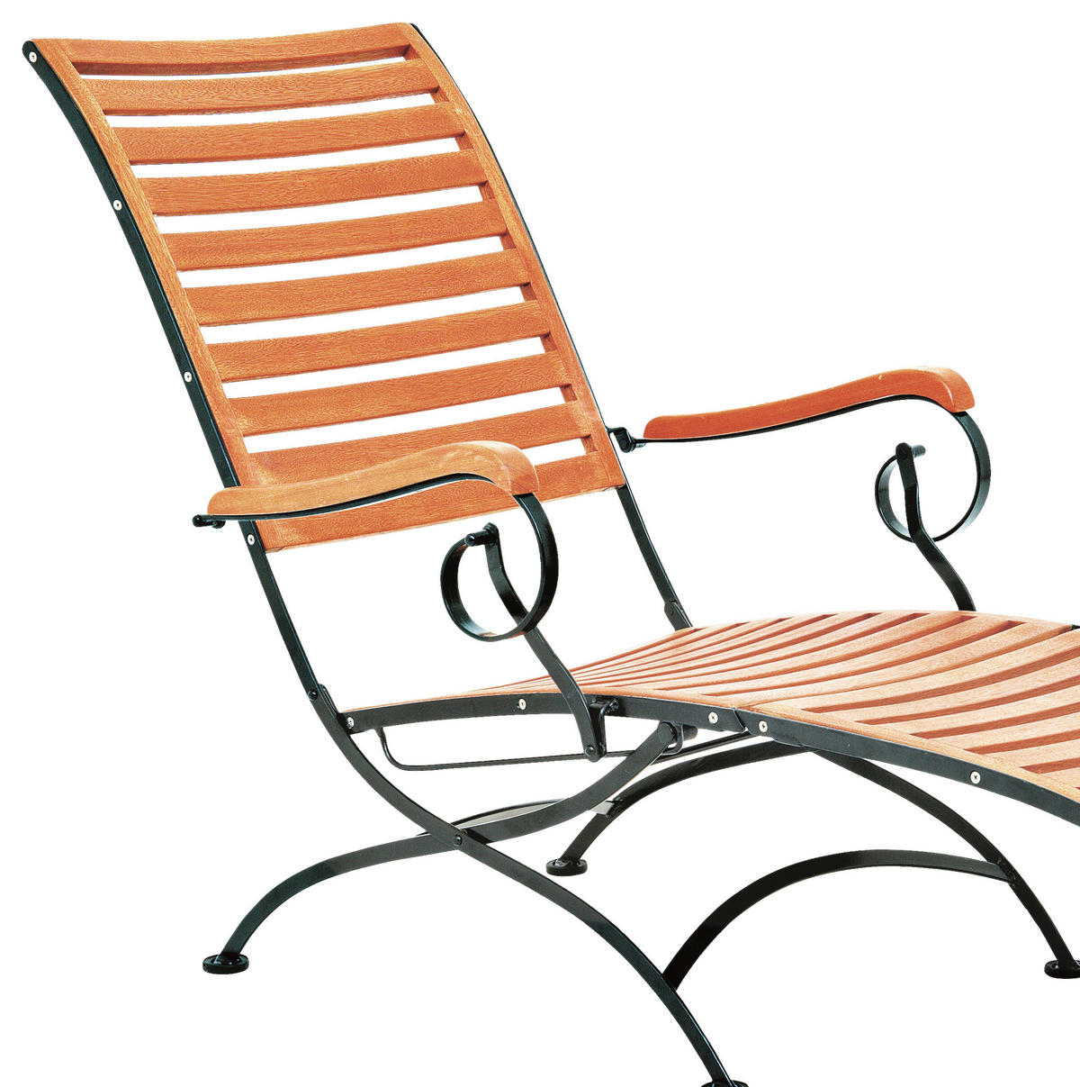 BÄDERLIEGE 65/89/137 cm  - Naturfarben, ROMANTIK / LANDHAUS, Holz/Metall (65/89/137cm) - Gardenson