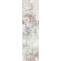 LÄUFER Ondea Jorg 80/300 cm  in Hellgrau, Rostfarben, Grauweiß  - Rostfarben/Hellgrau, Design, Kunststoff/Textil (80/300cm) - Lindorug