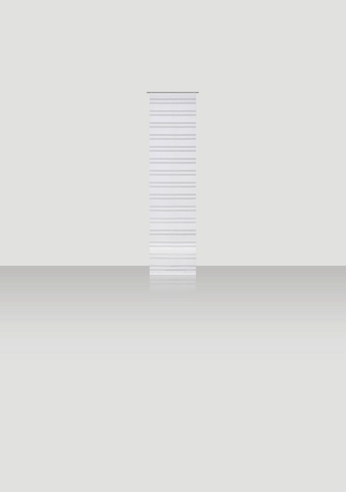 FLÄCHENVORHANG   halbtransparent  60/245 cm   - Weiß, Design, Textil (60/245cm) - Novel