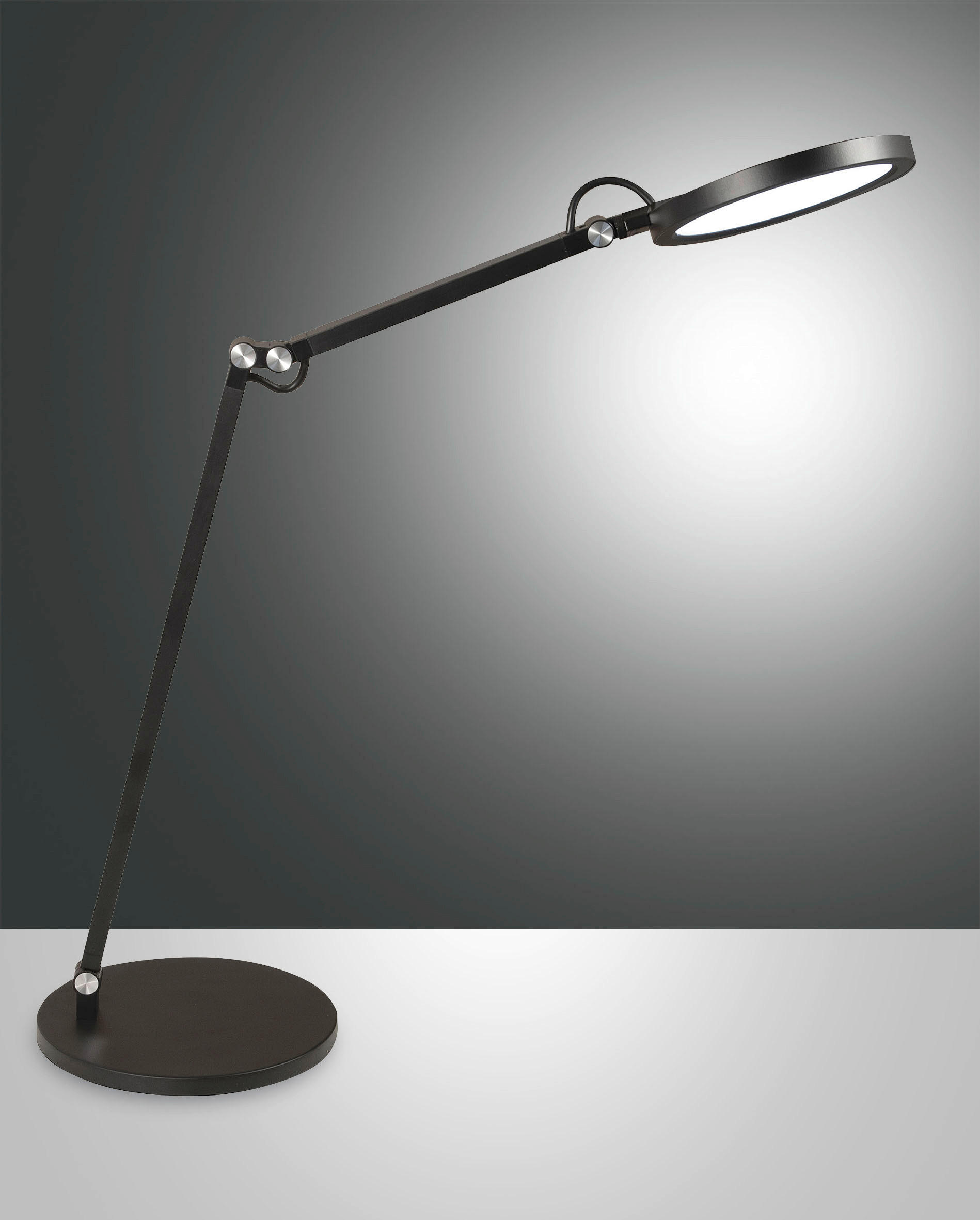 LED-SCHREIBTISCHLEUCHTE 40/80 cm   - Schwarz, Design, Kunststoff/Metall (40/80cm)