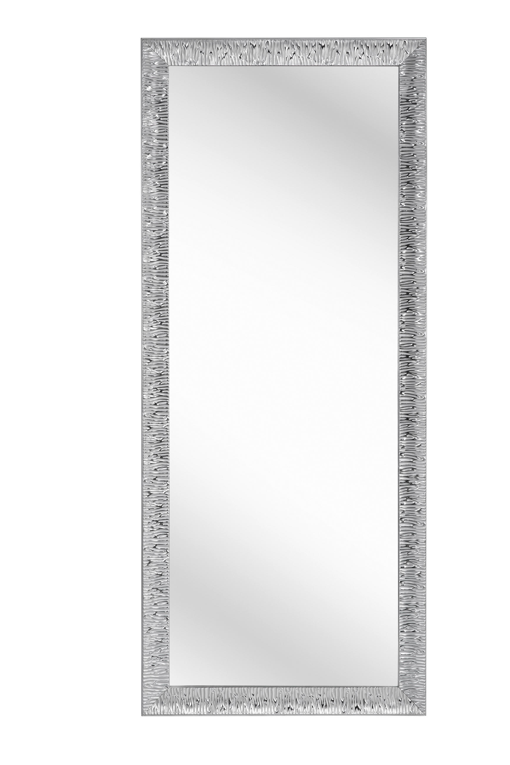 WANDSPIEGEL 70/170/3 cm    in rechteckig  - Silberfarben, LIFESTYLE, Glas/Holz (70/170/3cm) - Xora
