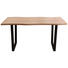 ESSTISCH in Metall, Holzwerkstoff 160/90/76 cm - Eichefarben/Schwarz, Design, Holzwerkstoff/Metall (160/90/76cm) - Carryhome ESSTISCH in Metall, Holzwerkstoff 160/90/76 cm - Eichefarben/Schwarz, Design, Holzwerkstoff/Metall (160/90/76cm) - Carryhome