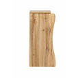 UNTERSCHRANK 30/79/35 cm - Eiche Wotan/Silberfarben, Natur, Holzwerkstoff/Kunststoff (30/79/35cm) - Xora