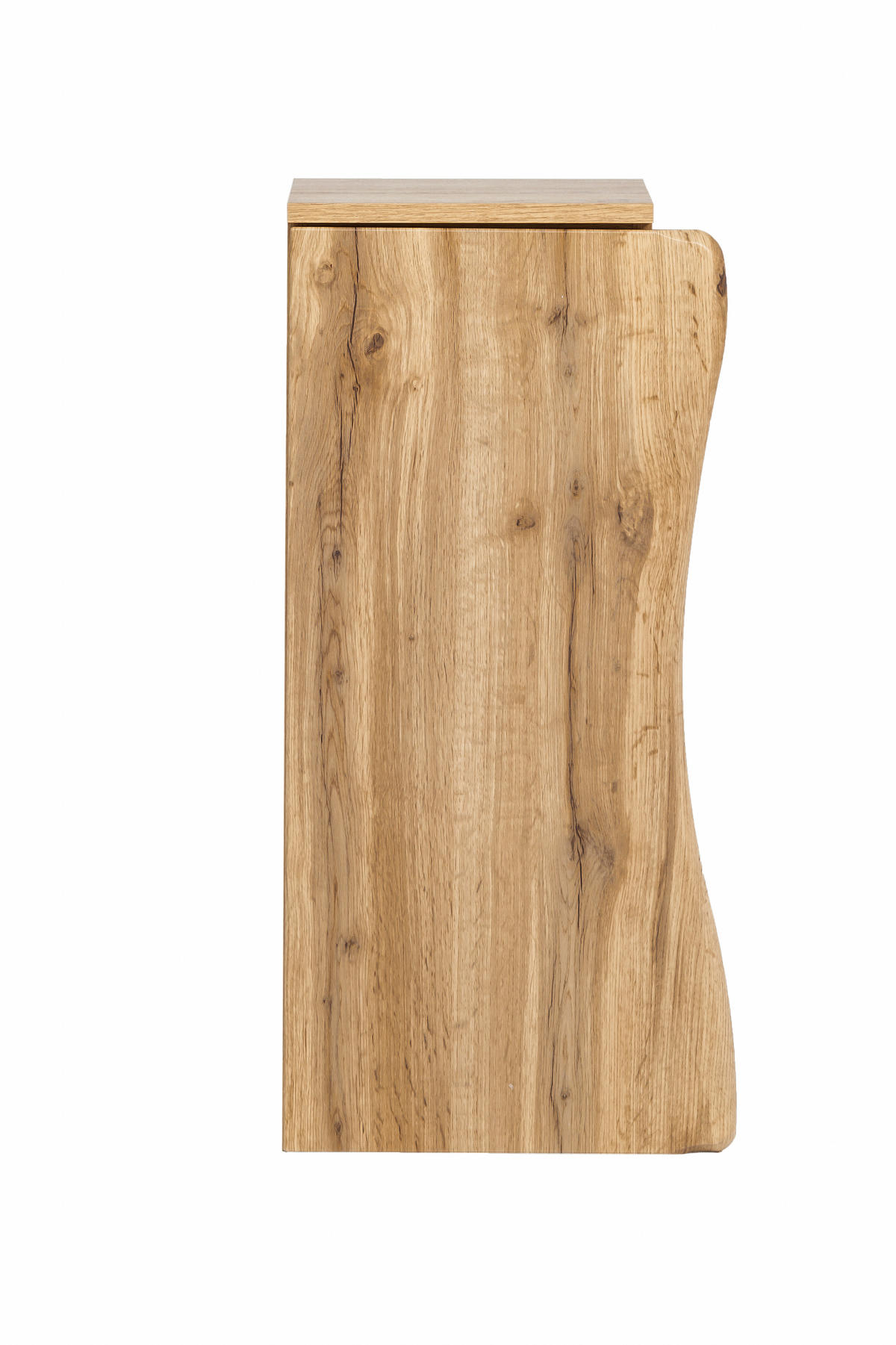 UNTERSCHRANK 30/79/35 cm   - Eiche Wotan/Silberfarben, Natur, Holzwerkstoff/Kunststoff (30/79/35cm) - Xora