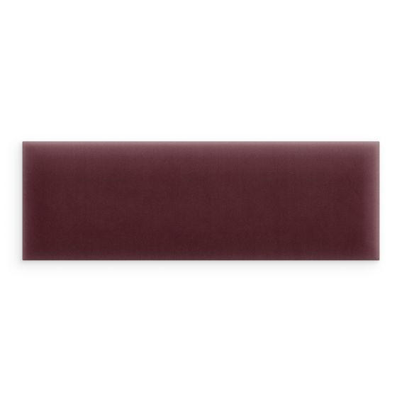 WANDPANEEL 90/30/2.5 cm  - Bordeaux, Basics, Kunststoff/Textil (90/30/2.5cm)